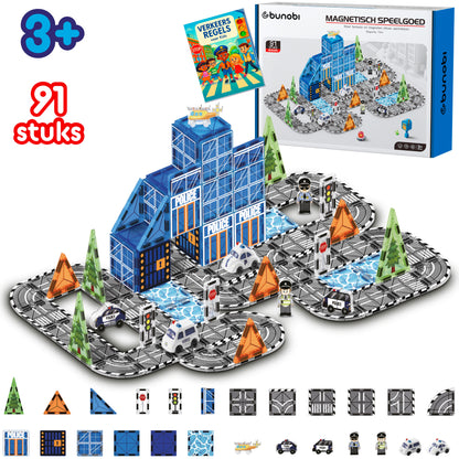 Bunobi Magnetic Tiles Politie