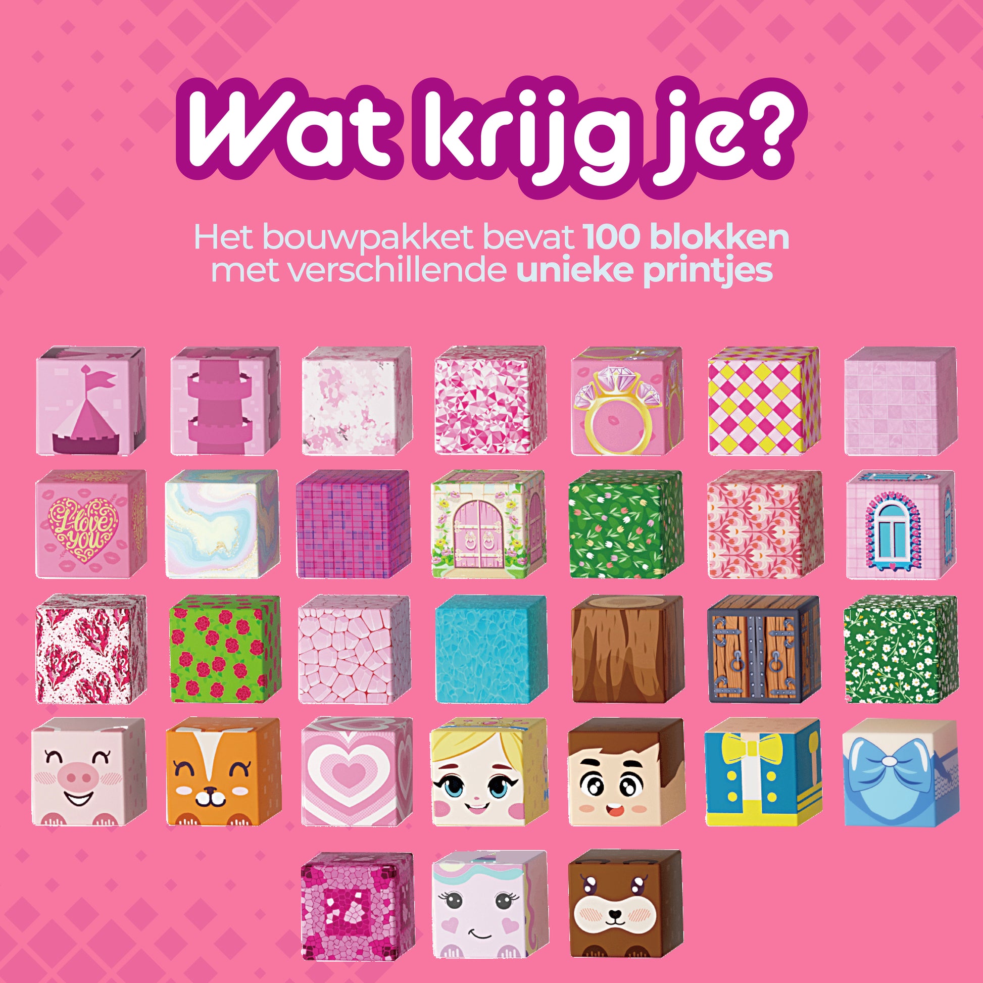 Magnetisch speelgoed meisje