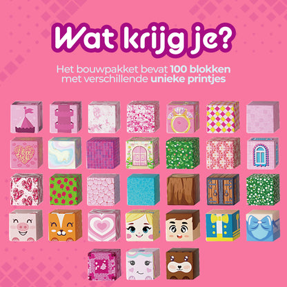 Magnetisch speelgoed meisje