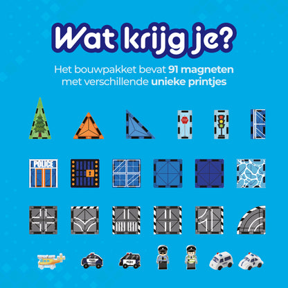 Politie magnetisch speelgoed
